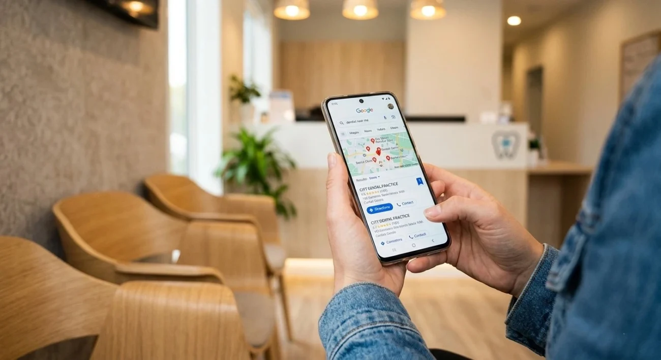 Patient Searching for Medical Clinic on Google Maps 1 e1775314815417
